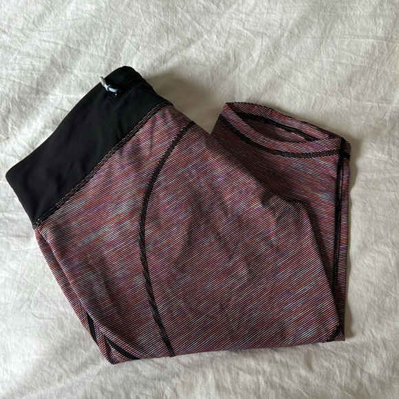 Multicolored crop leggings - Picture 1 of 10